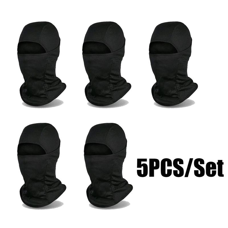 5PCS Camouflage Balaclava Face Mask UV Protection Men Women Sun Hood Tactical Motorcycle Running Riding