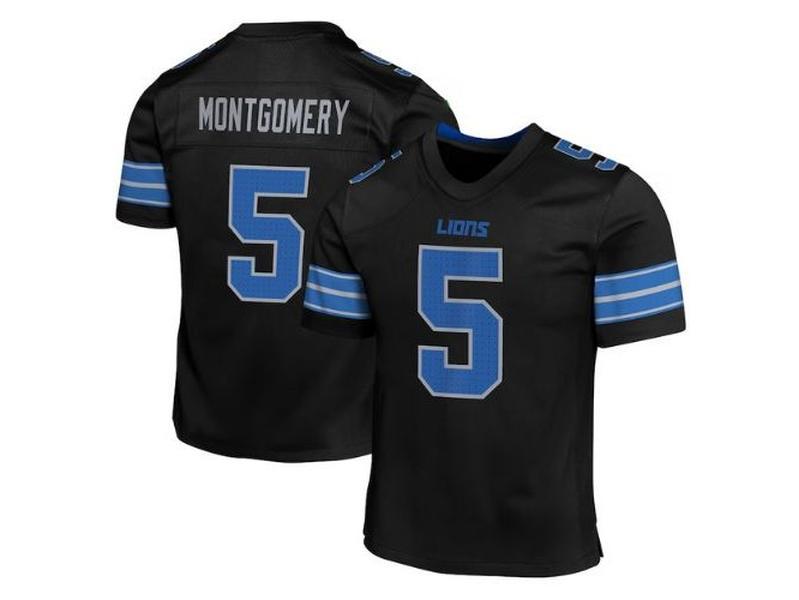 LIONS 5 MONTGOMERY Football Jersey