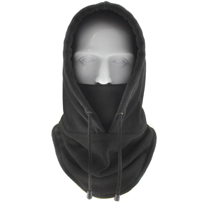 Winter Thermal Fleece Balaclava Scarf Ski Face Mask Neck Warmer Snood Hood Hat Windproof Cold Warm Riding Cap Sports Outdoor