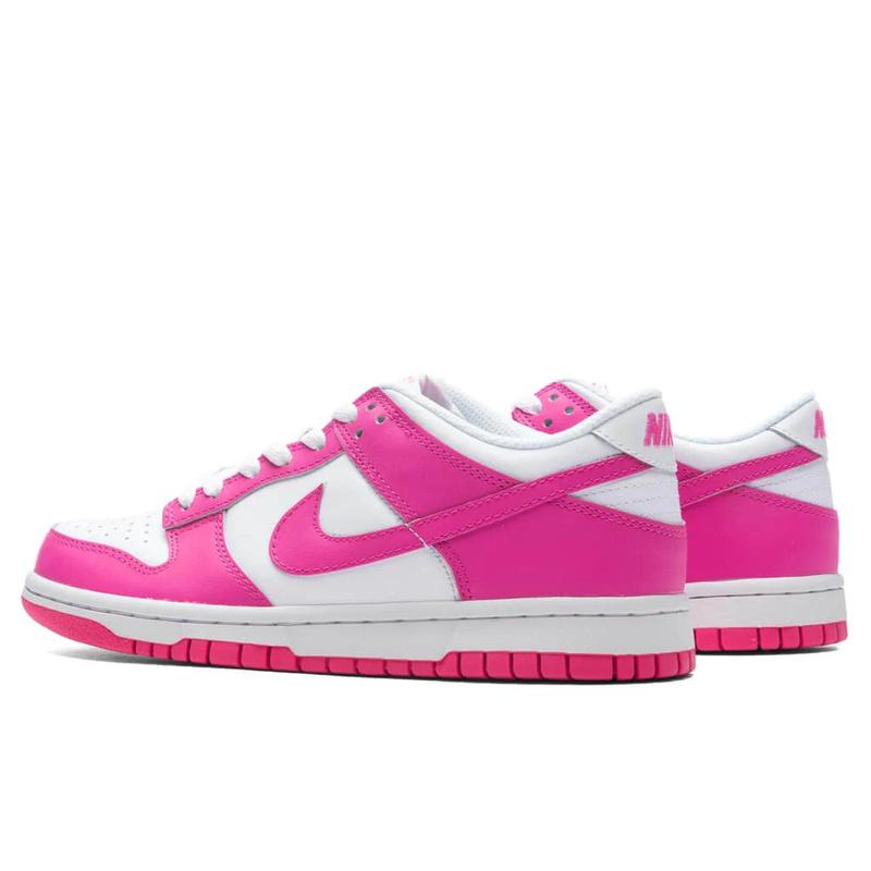 Nike Dunk Low Laser Fuchsia Pink FB9109-102 GS Women's Sizes New