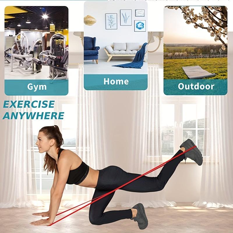 Sports Resistance Bands Set - Fitness Pull Ropes for Enhanced Leg Strength Training, Perfect for Squat Workouts- Durable and Portable Gym Alternative