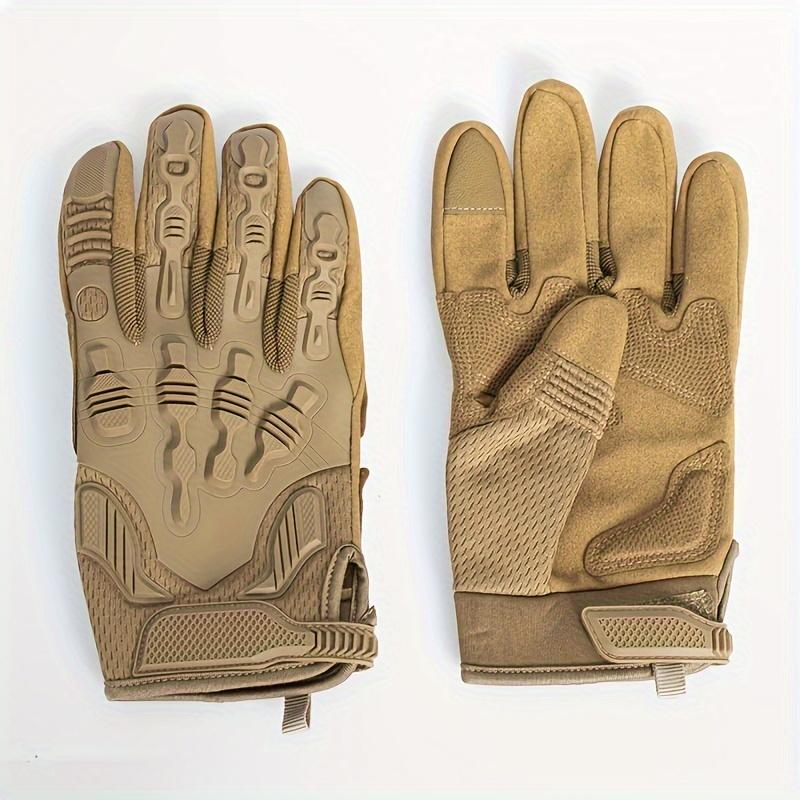 All-Season Full Finger Sports Gloves, Suitable for Outdoor Activities, Riding and Motorcycle Driving-Durable Polyester Material