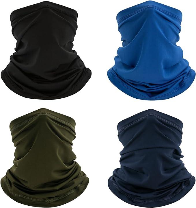 Neck Gaiter Bandana Face Mask: Cooling Gator Mask Face Cover for Men