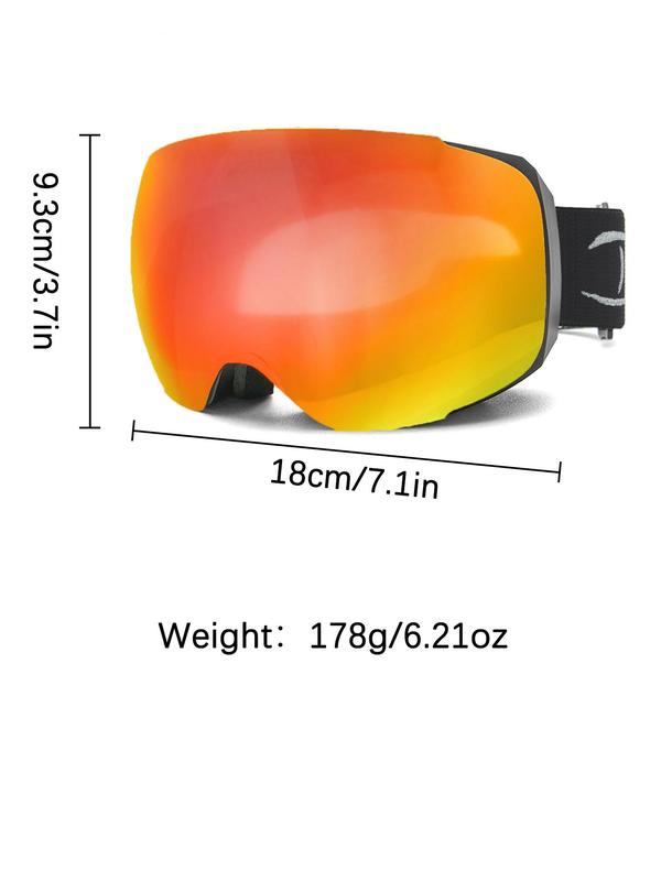 Magnetic Lens Ski Goggles, Anti-fog Snow Goggles, Professional Skiing Goggles, Outdoor Sports Eyewear for Men & Women