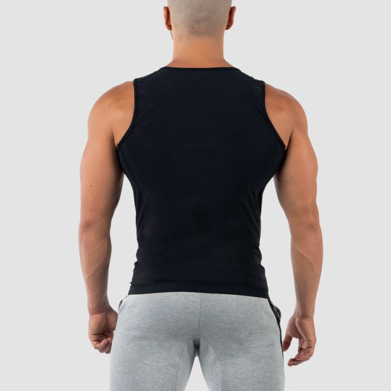 Kewlioo Men's Heat Trapping Zipper Sweat Vest for Gym, Fitness, Exercise