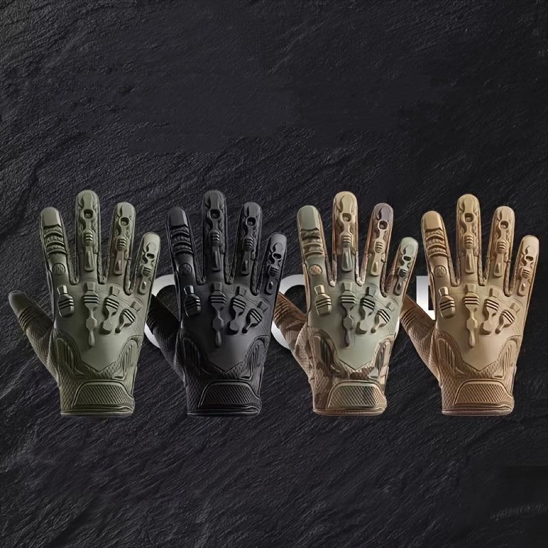 All-Season Full Finger Sports Gloves, Suitable for Outdoor Activities, Riding and Motorcycle Driving-Durable Polyester Material