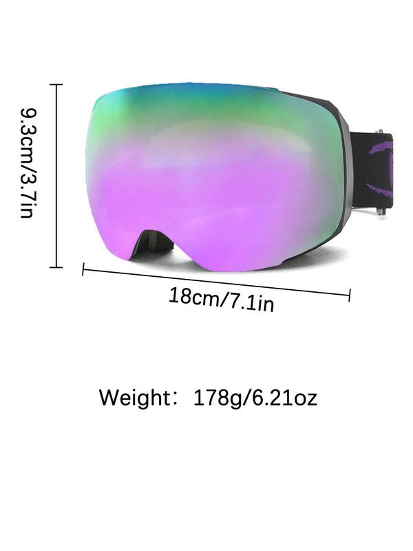 Magnetic Lens Ski Goggles, Anti-fog Snow Goggles, Professional Skiing Goggles, Outdoor Sports Eyewear for Men & Women