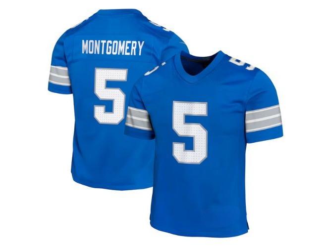 LIONS 5 MONTGOMERY Football Jersey