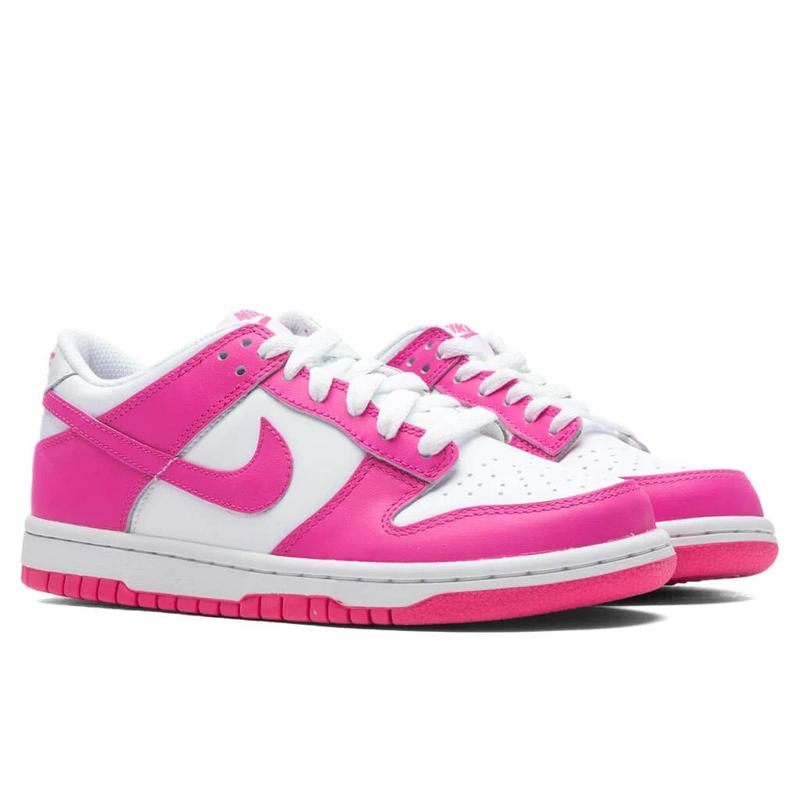 Nike Dunk Low Laser Fuchsia Pink FB9109-102 GS Women's Sizes New