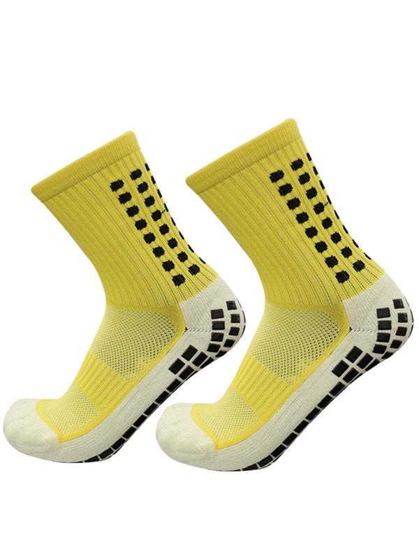 Men's Non-slip Grip Sock Soccer, Breathable Athletic Football Socks, Summer Compression Socks