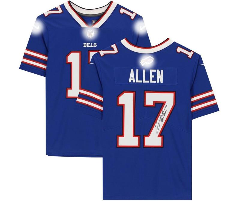 Number 17 Allen Blue Jersey