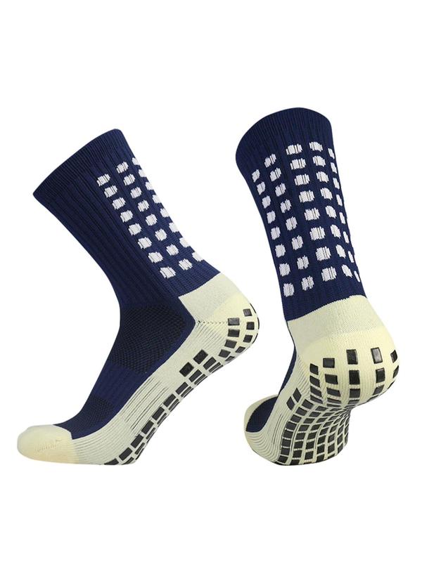 Men's Non-slip Grip Sock Soccer, Breathable Athletic Football Socks, Summer Compression Socks