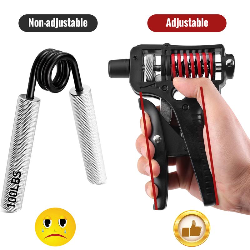 11-360 lbs Adjustable Heavy Hand Gripper Grip Strengthener Finger Expander Train Adjustable Hand hand grip