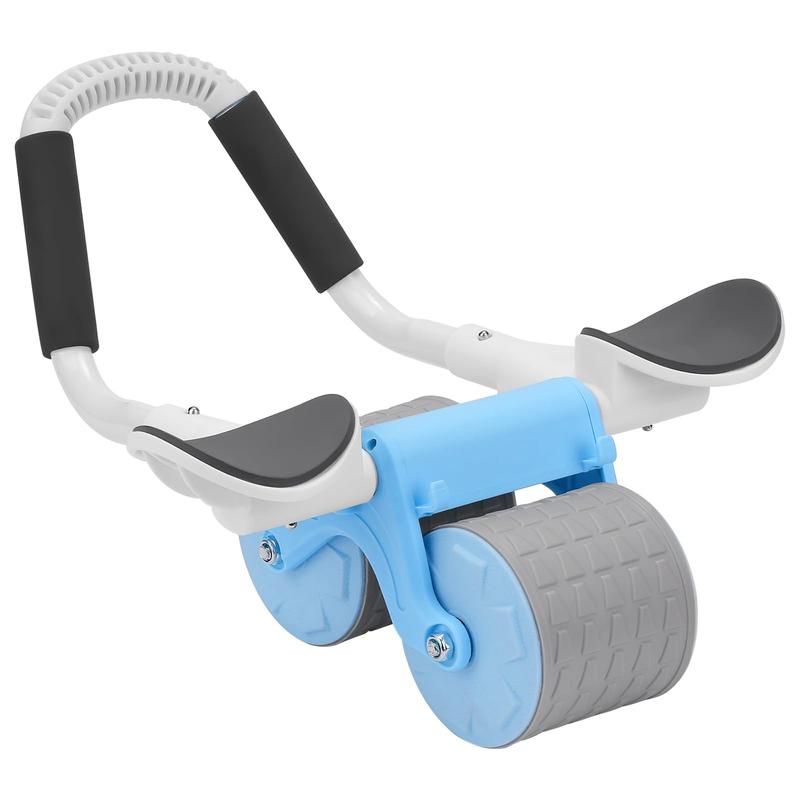 2024 Automatic Rebound Abdominal Wheel with Knee Pads and Timer for Core Muscle Training