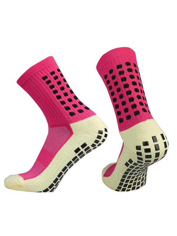 Men's Non-slip Grip Sock Soccer, Breathable Athletic Football Socks, Summer Compression Socks