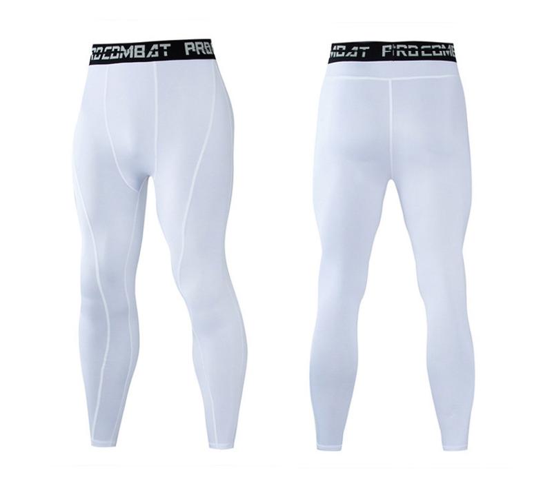 Men's Pants Black White Leggings Casual Fitness Sports Gym or Outdoor Running Pants Compression Comfortable Men's Clothing