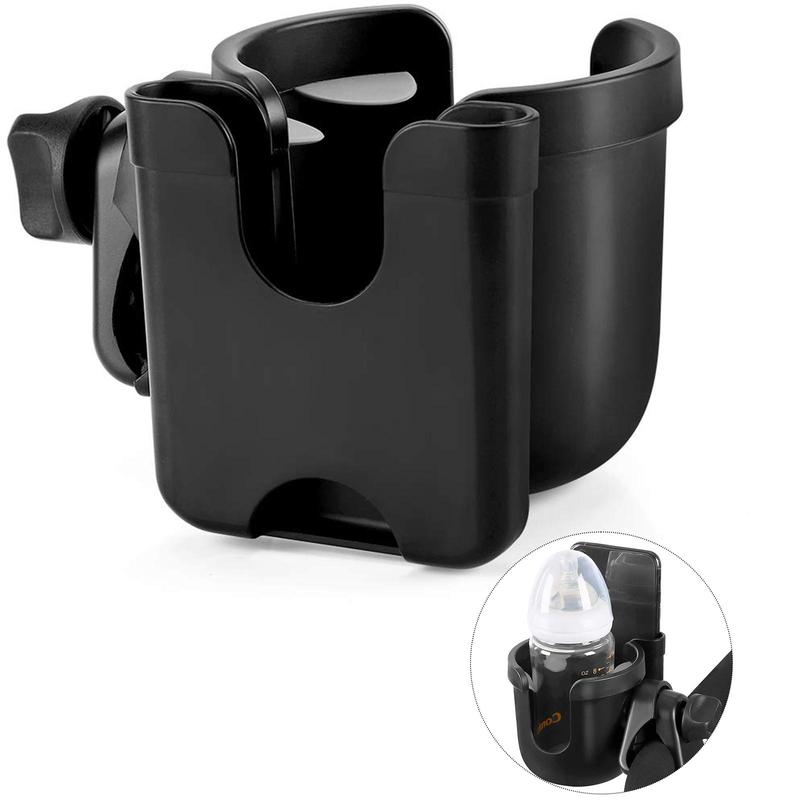 2 in 1 Cup Holder with Phone Holder, 1 Count Bicycle Cup Holder, Cup Phone Holder for Bicycles, Wheelchairs, Walkers and Scooters