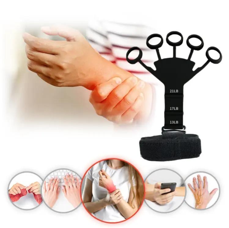 The Gripster Power - Strength Trainer, Forearm Exerciser, Vein Popper, Finger Strengthener, Hand Grip Strengthener; Gift for Him, Hand Gripper handgrip trainer Adjustable Hand weight training hand grip hand strengthener Adjustable Hand exerciser Resistanc