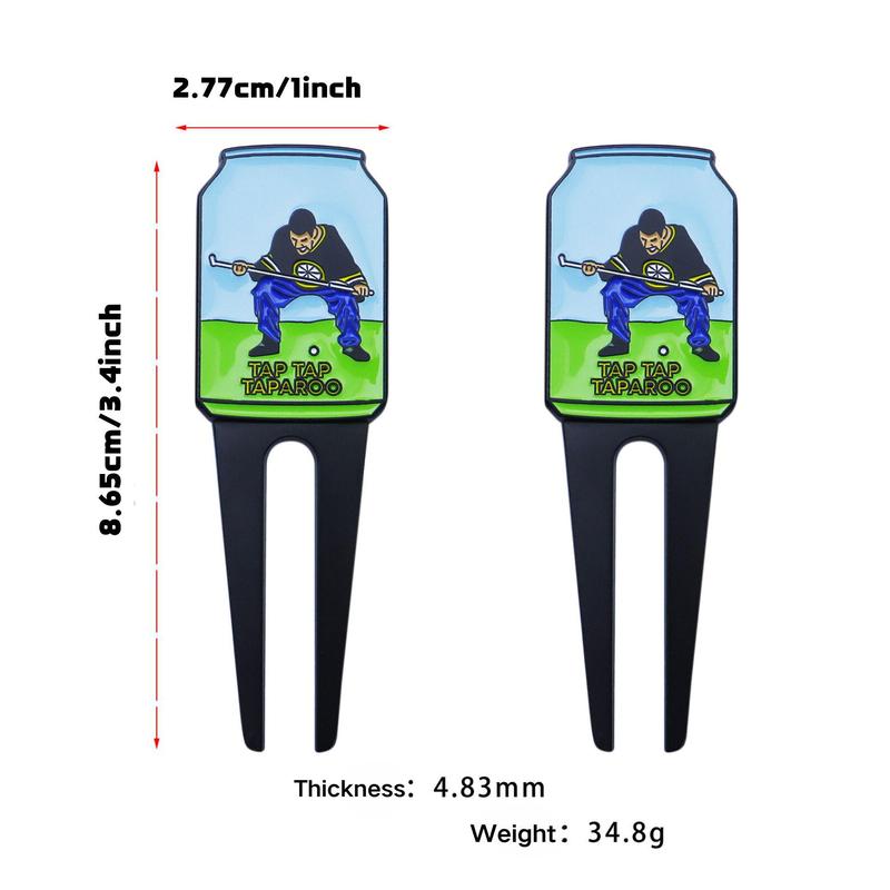 Funny Golf Divot Repair Tool, 4 Counts set Golf Accessories for Men, Golf Enthusiast Gift, Great Gift for Golf Lovers