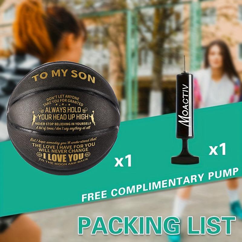 Moactiv A Special Basketball To Show Your Son How Much You Love Them - Perfect Gift For Son!International Standard Size