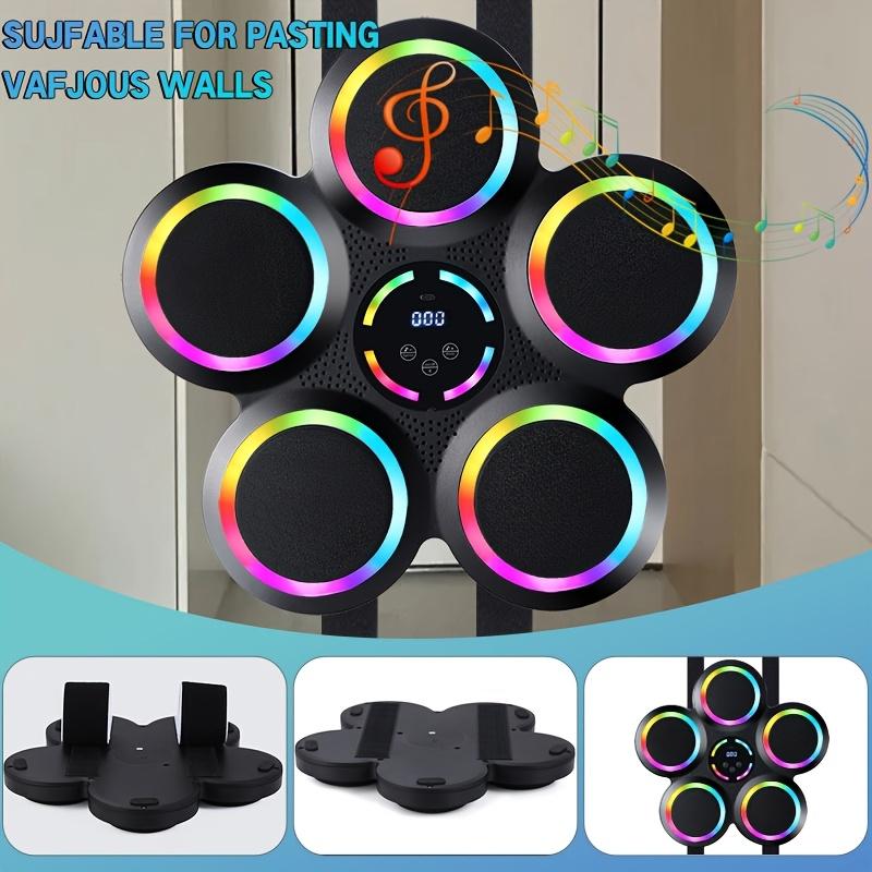 Smart Music Boxing Machine 9 Speed Adjustment Modes Wall-mounted Boxing Machine Adjustable Height LED Smart Counting 984.25-inch Wireless Mobile Music Connection Comes With Boxing Gloves Sports Music Boxing