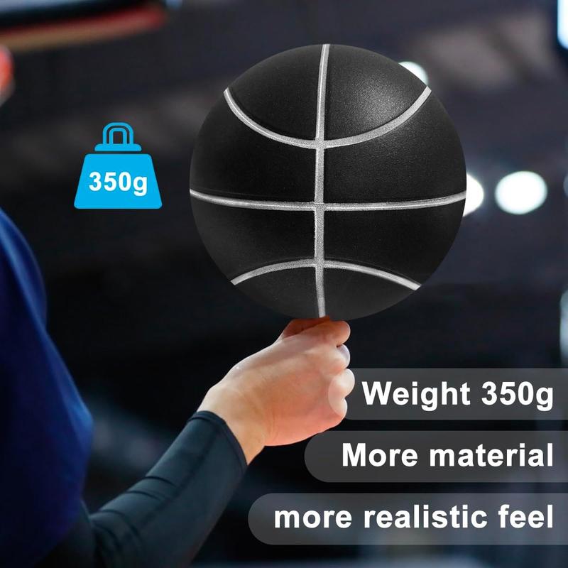 Silent Indoor Training Basketball, High Elasticity No Noise High Density Foam Ball, Quiet Practice Basketball Training, Soundless Basketball for Various Activities