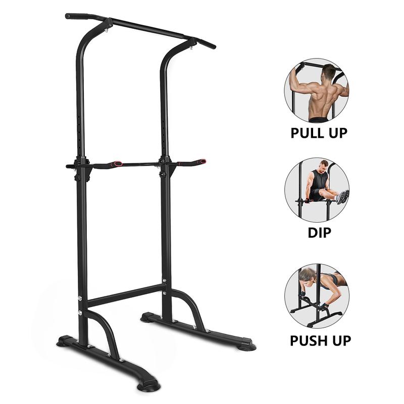 Power Tower Dip Station Pull Up Bar for Home Gym Pull Up Bar Station Workout Equipment, Strength Training Fitness