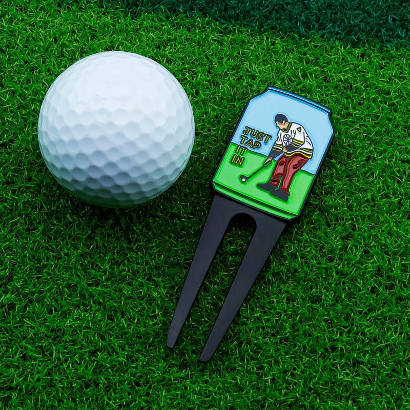 Funny Golf Divot Repair Tool, 4 Counts set Golf Accessories for Men, Golf Enthusiast Gift, Great Gift for Golf Lovers