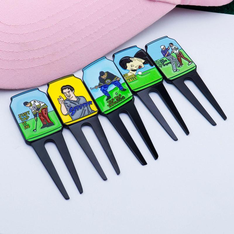 Funny Golf Divot Repair Tool, 4 Counts set Golf Accessories for Men, Golf Enthusiast Gift, Great Gift for Golf Lovers