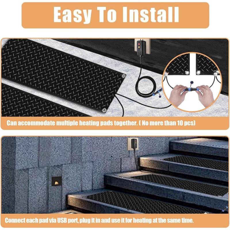 Heated Snow Melting Mats for Entrances, 10