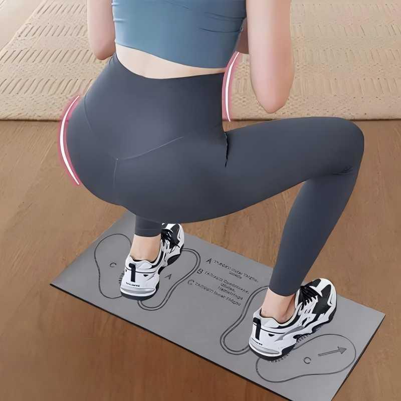 Ergonomic Yoga Mat, Non-slip Push Up Mat, Fitness Mat, Workout Mat, Exercise Mat, Deep Squat Fitness Exercise Mat, Ideal Holiday Gift