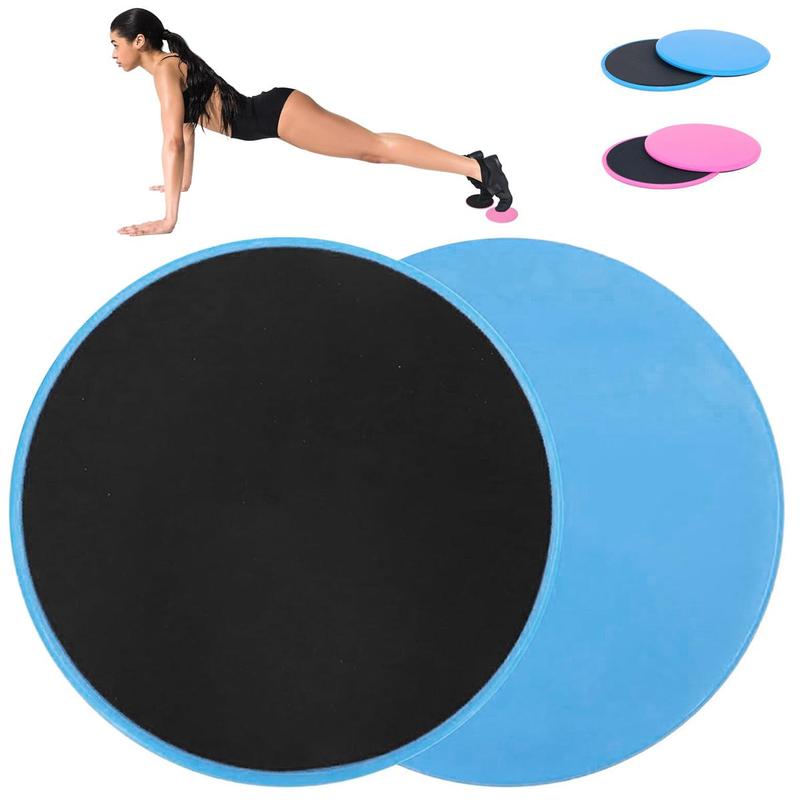 Yoga Fitness Sliding Pad, 1 Pair Sliding Disc, Fitness Disc, Leg Coordination Training Gliding Disc, Yoga & Pilates Equipment