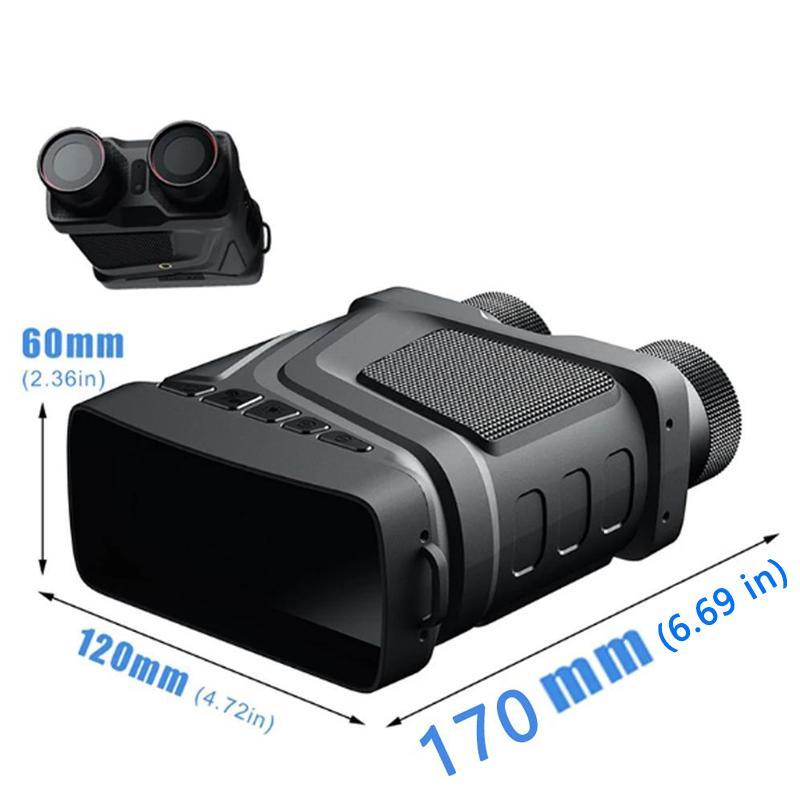 USB Digital Night Vision Binoculars, 3-inch LCD Screen Infrared Night Vision Goggles, HD Photos & 1080p Video (Battery not Included), Camping Gadgets 2024