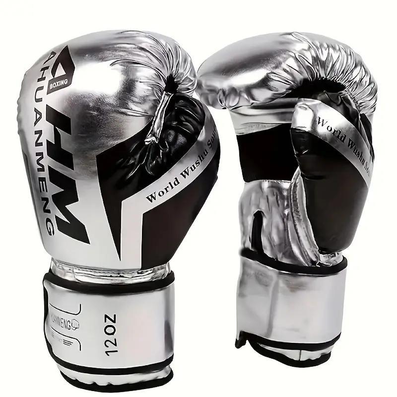 Professional Boxing Gloves, 1 Pair Thickened Punching Training Gloves, Boxing Training Equipment for Men & Women, Martial Arts Training Gloves