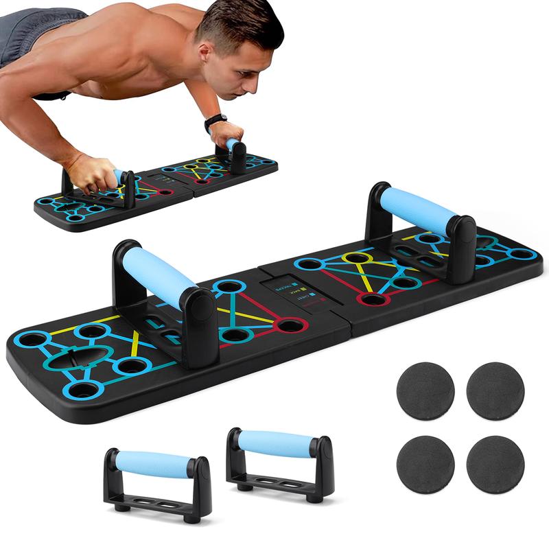 Push Up Board, Multi-functional Folding Push Up Training Board, Home & Gym Workout Equipment, Universal Chest And Abdominal Muscle Training Equipment Portable Foldable