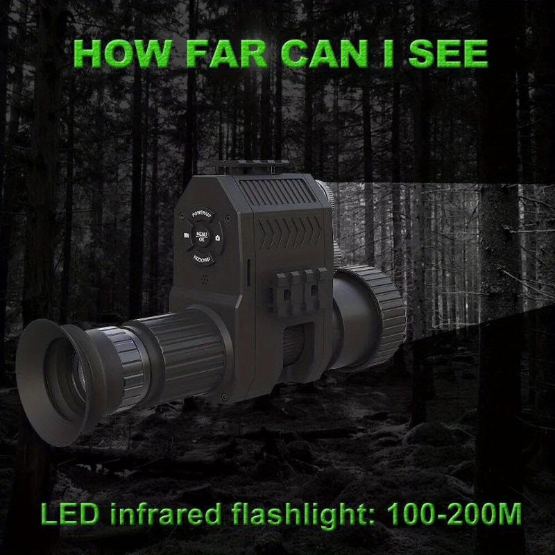 High-Definition Digital Night Vision Device - 720P 1080P Resolution for Hunting and Wildlife Observation - Compact and Portable Design for Outdoor Enthusiasts