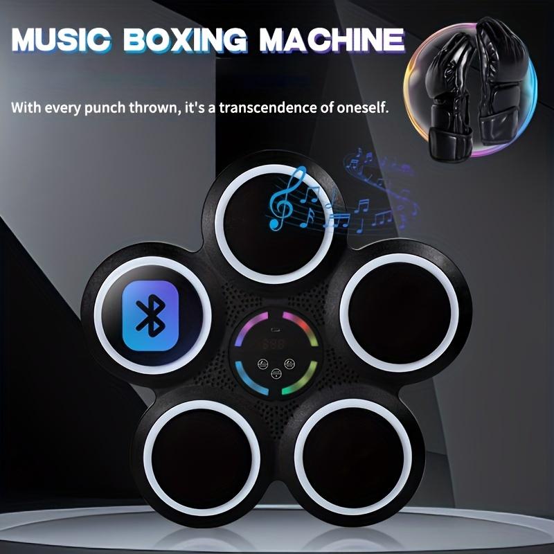 Intelligent Music Boxing Machine, Wall Mounted Boxing Machine, Height Adjustable, LED Intelligent Counting, 9 Modes For Speed Adjustment, 25 Meter Wireless Mobile Music Connection, With Boxing Gloves, Sports Music Boxing Trainer