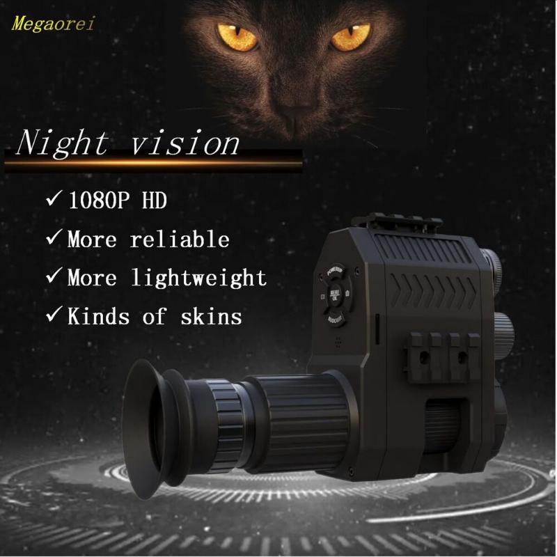 High-Definition Digital Night Vision Device - 720P 1080P Resolution for Hunting and Wildlife Observation - Compact and Portable Design for Outdoor Enthusiasts