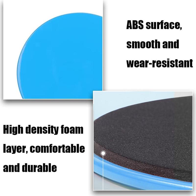 Yoga Fitness Sliding Pad, 1 Pair Sliding Disc, Fitness Disc, Leg Coordination Training Gliding Disc, Yoga & Pilates Equipment