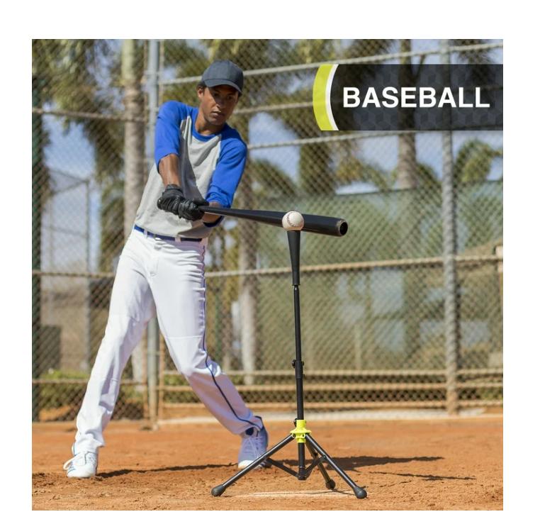 Athletic Works Adjustable Batting Tee, 25-39”