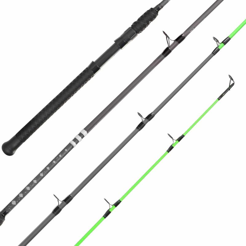 KastKing Kong Fishing Rods ,Saltwater & Freshwater Fishing Rod, Powerful, Lightweight S-Curve Graphite Rod Blanks, Nano Resin Technology, Stainless-Steel Double-Foot Guides w Titanium Oxide Rings, Non-Slip Handles