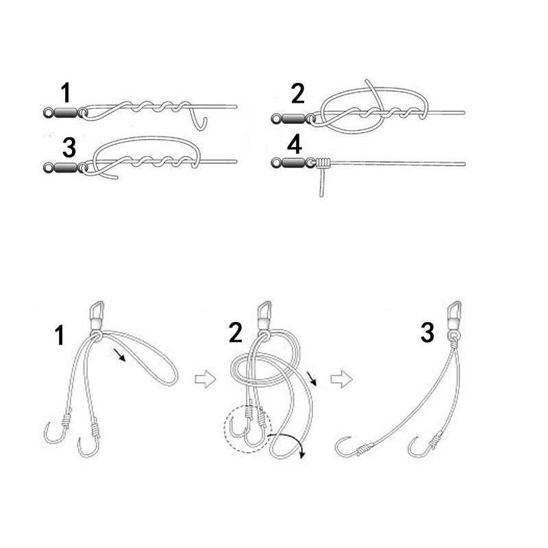 Fishing Swivels Ball Bearing Swivel with Safety Snap Solid Rings Rolling Swivel (100pcs set), Solid Rings Rolling Swivel for Carp Fishing Accessories