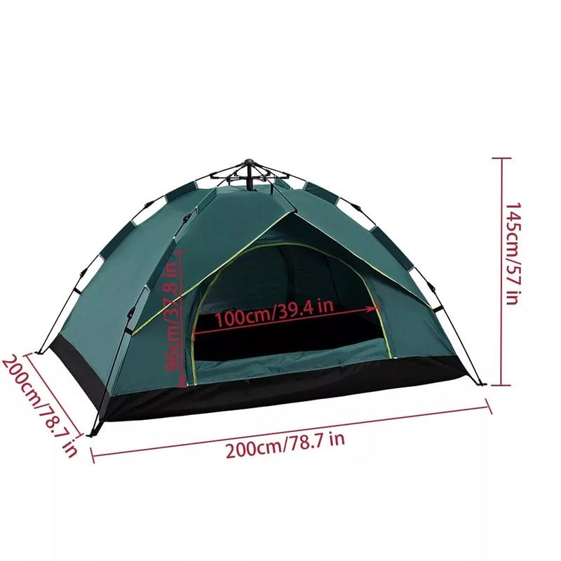 3-4 Person Pop Up Tents Waterproof Windproof Instant Tent for Camping Hiking