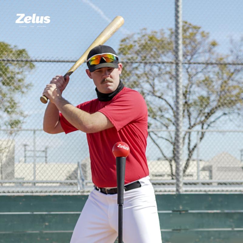 ZELUS 7x7ft Baseball Net | Baseball Softball Practice Net with Tee, Baseballs and Carry Bag for Batting Hitting and Pitching