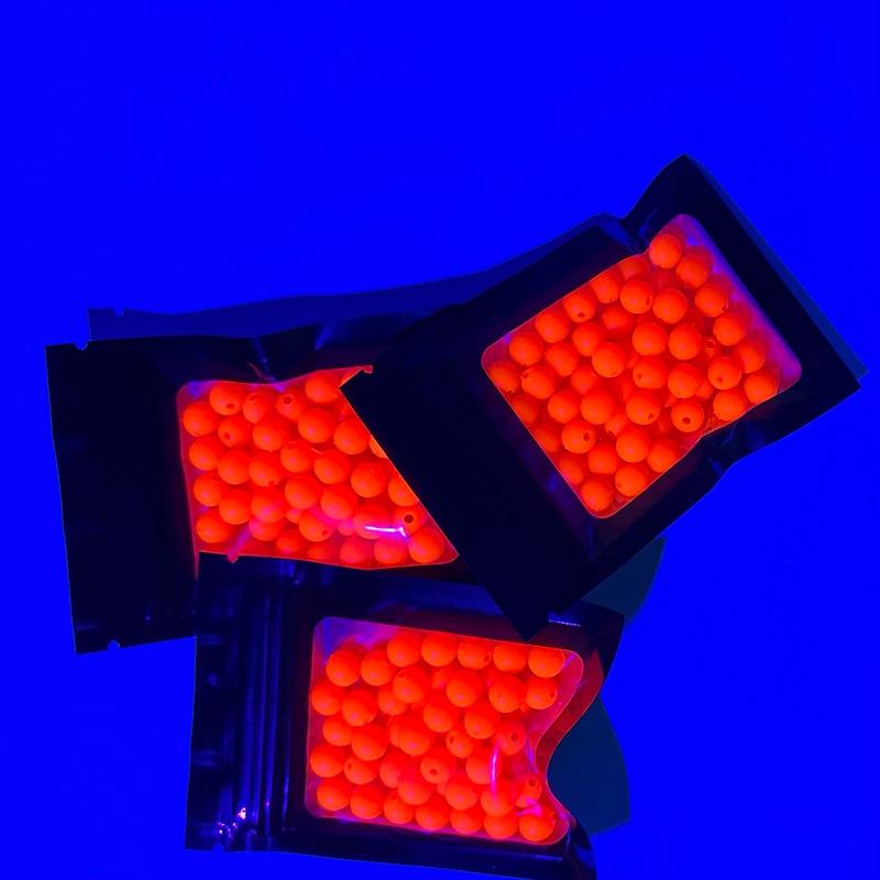 Fishing Beads (black light glow)