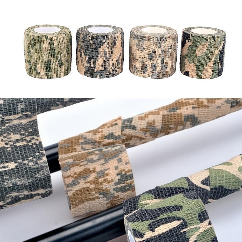 1 Roll Outdoor Camping Camouflage Tape, Sports Tape For Hiking Hunting & Outdoor Activities, Gym Accessories, Christmas Gift