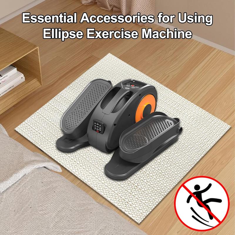 Non-slip Mat for Ellipse Leg Exerciser Machine, Suitable for Under Desk Elliptical Peddler Foot & Leg Pedal Exercixer for Seniors Fitness Home Sports Accessories, Enhanced Stability & Floor Protection