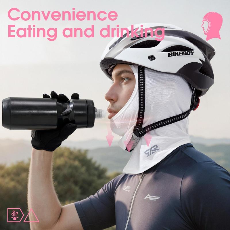 Breathable Cycling Face Mask, 2 Counts 3 Counts Full Face Mask, Sun Protection Cooling Neck Gaiter, Cycling Motorcycle Face Mask for Men Women