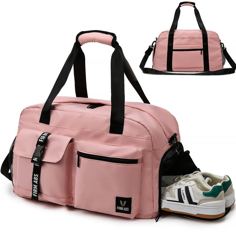 Gym Bag for Women Men, Personal Item Travel Bag Carry on Bag, Gym Bag with Shoe Compartment, Perfect Fitness Travel Dance Duffle Bag gymshark  mini airplane bag