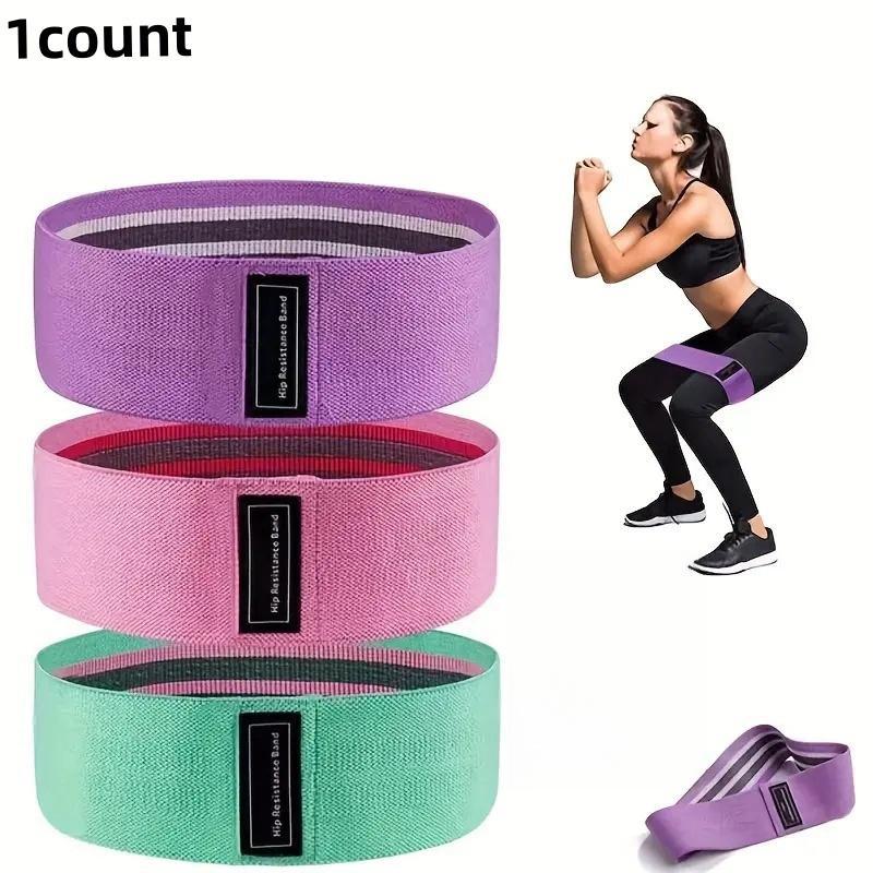 Resistance Band, 1 Count Elastic Yoga Band, Squat Elastic Band for Christmas Gift, Fitness Equipment for Home Gym, Strength Training Equipment for Leg & Hip